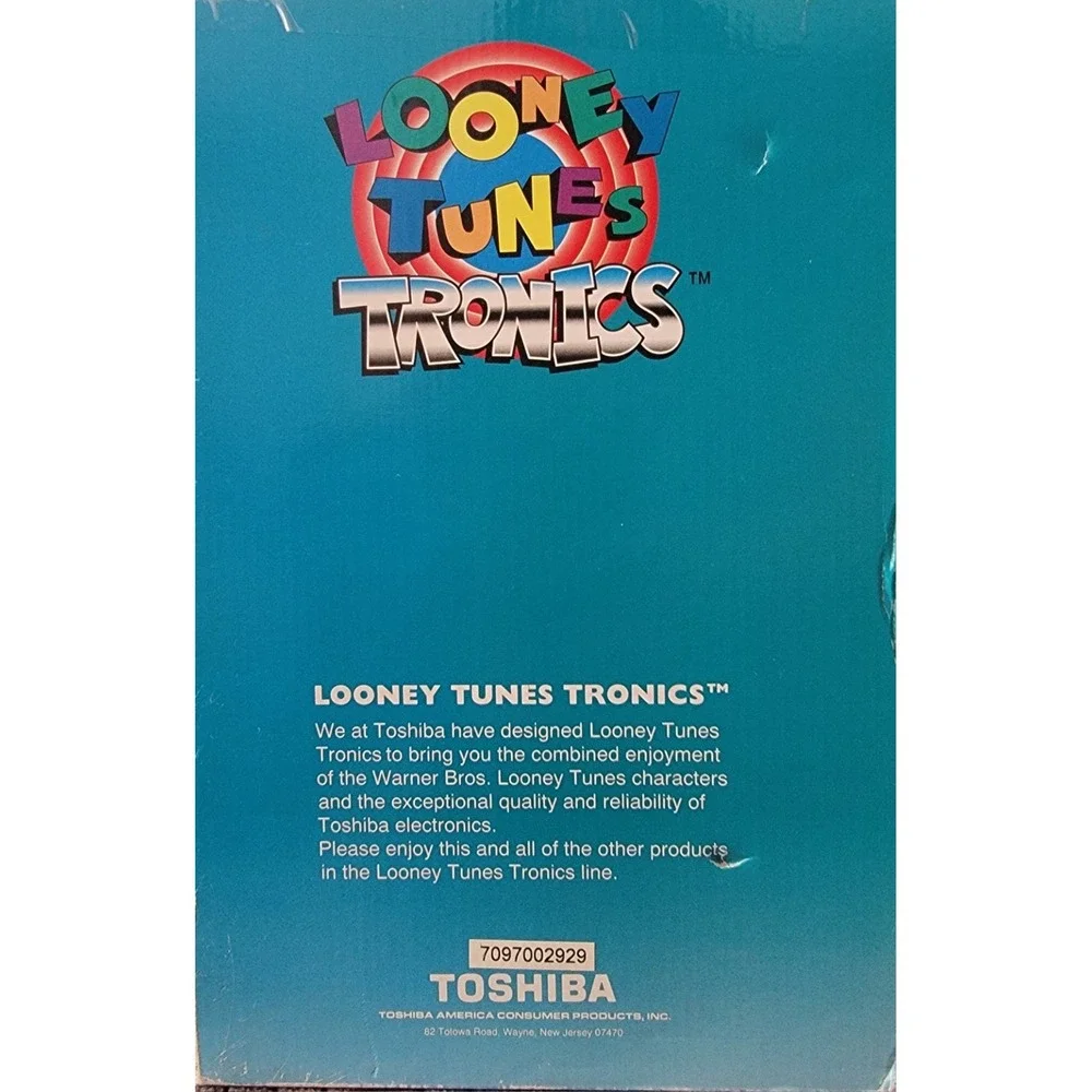 1997 Taz Tazmanian Devil Looney AM/FM Radio Toshiba Alarm Clock Retro New